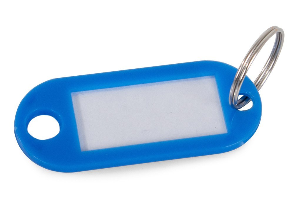 ZAWIESZKA DO KLUCZY BRELOK IDENTYFIKATOR 100 SZT